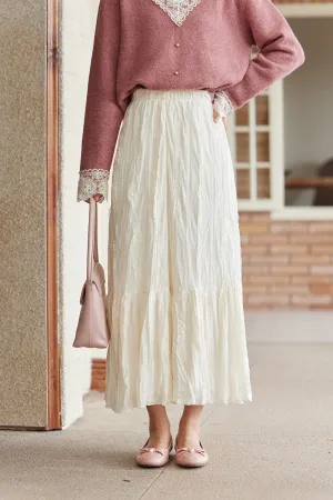 A Line Maxi Floral Women's Skirt