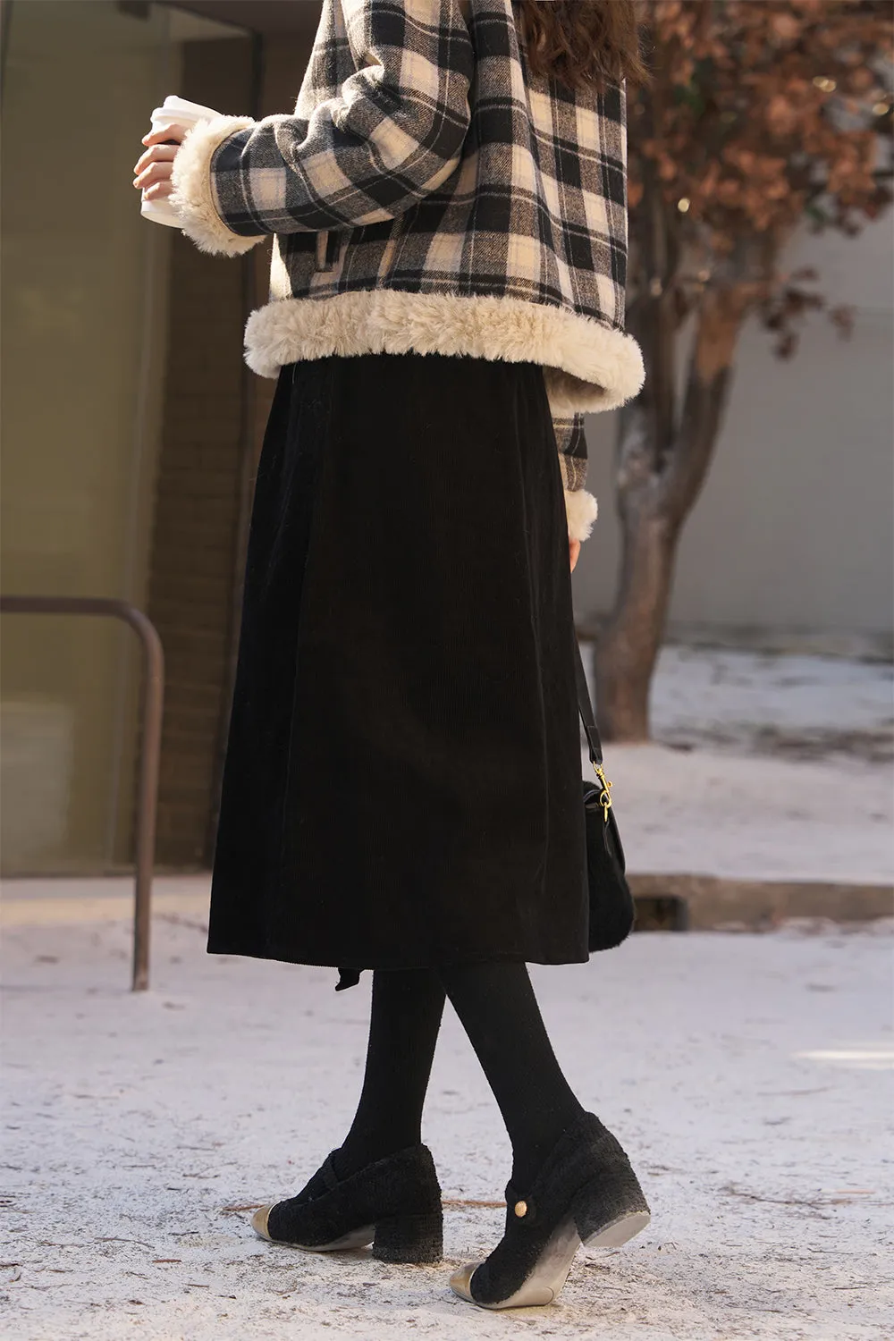 A Line Maxi Skirt for Women