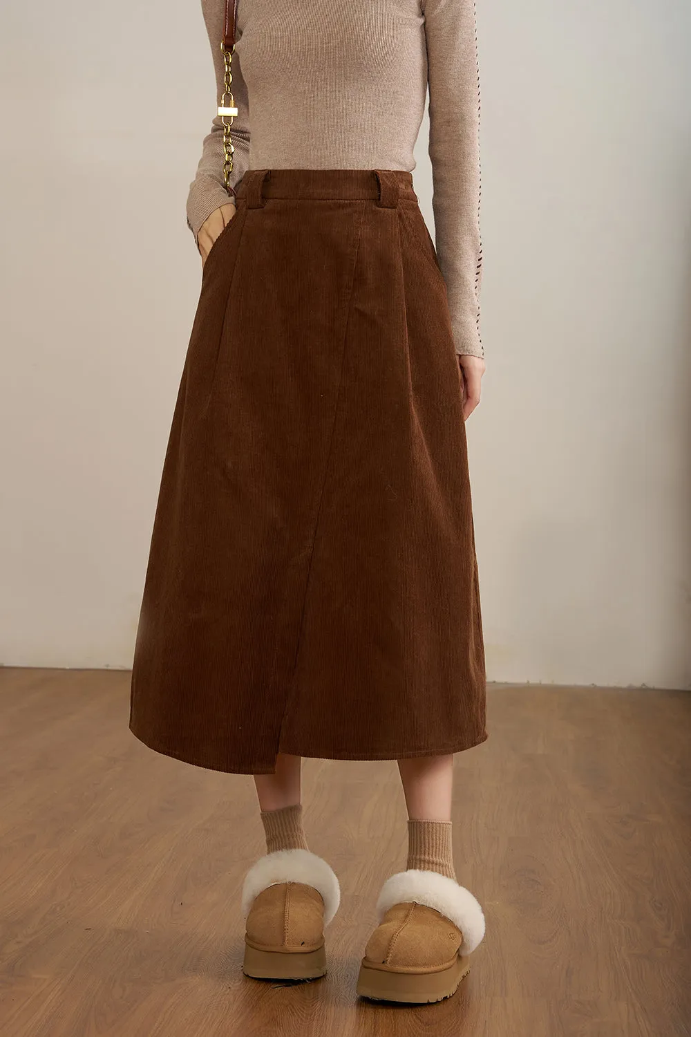 A Line Maxi Skirt for Women