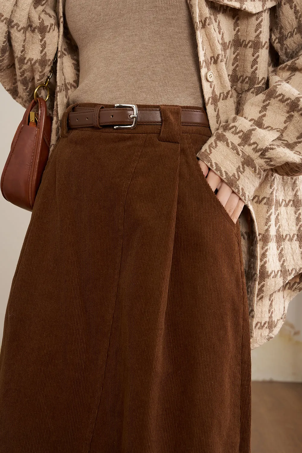 A Line Maxi Skirt for Women