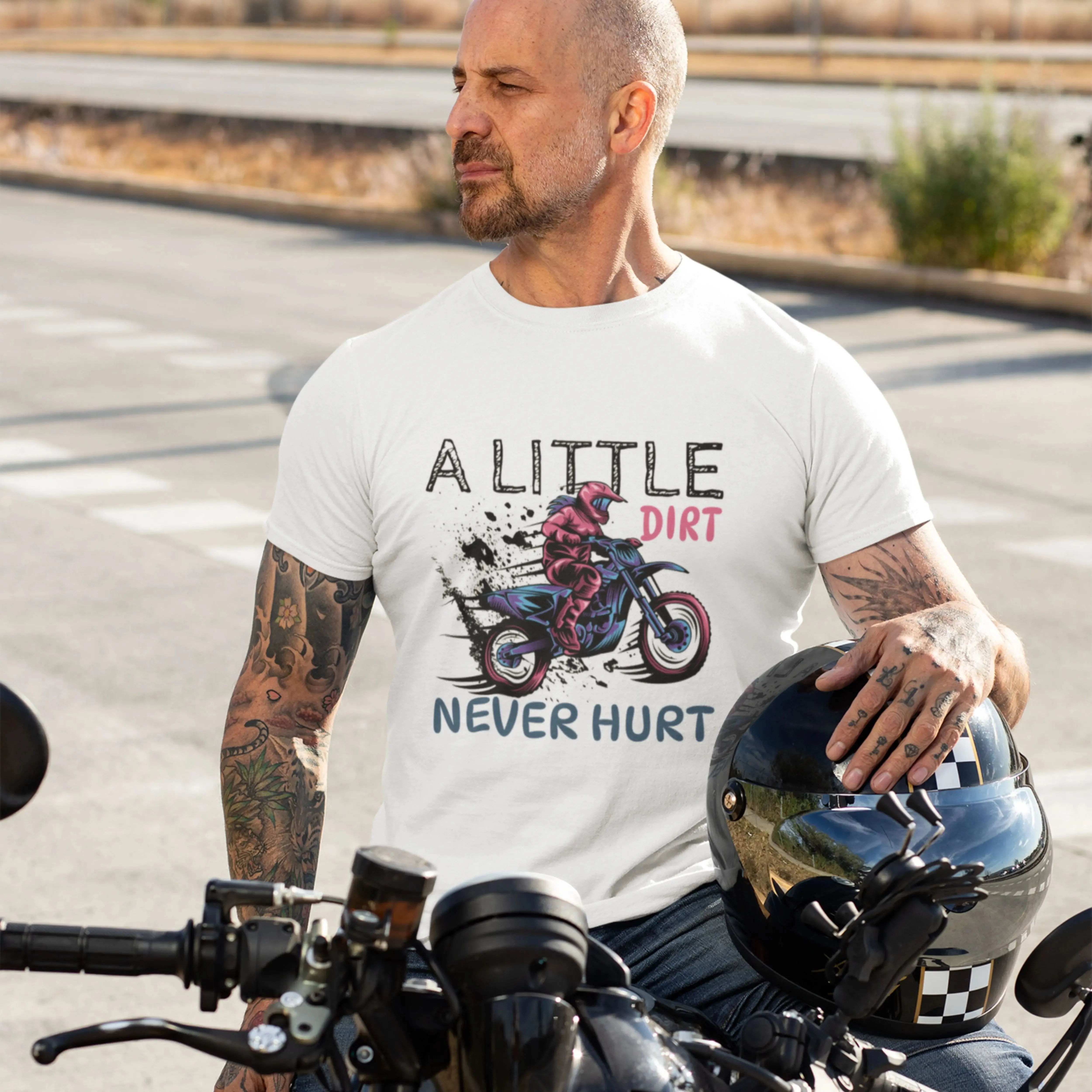 A Little Dirt Never Hurt Oversized T Shirt