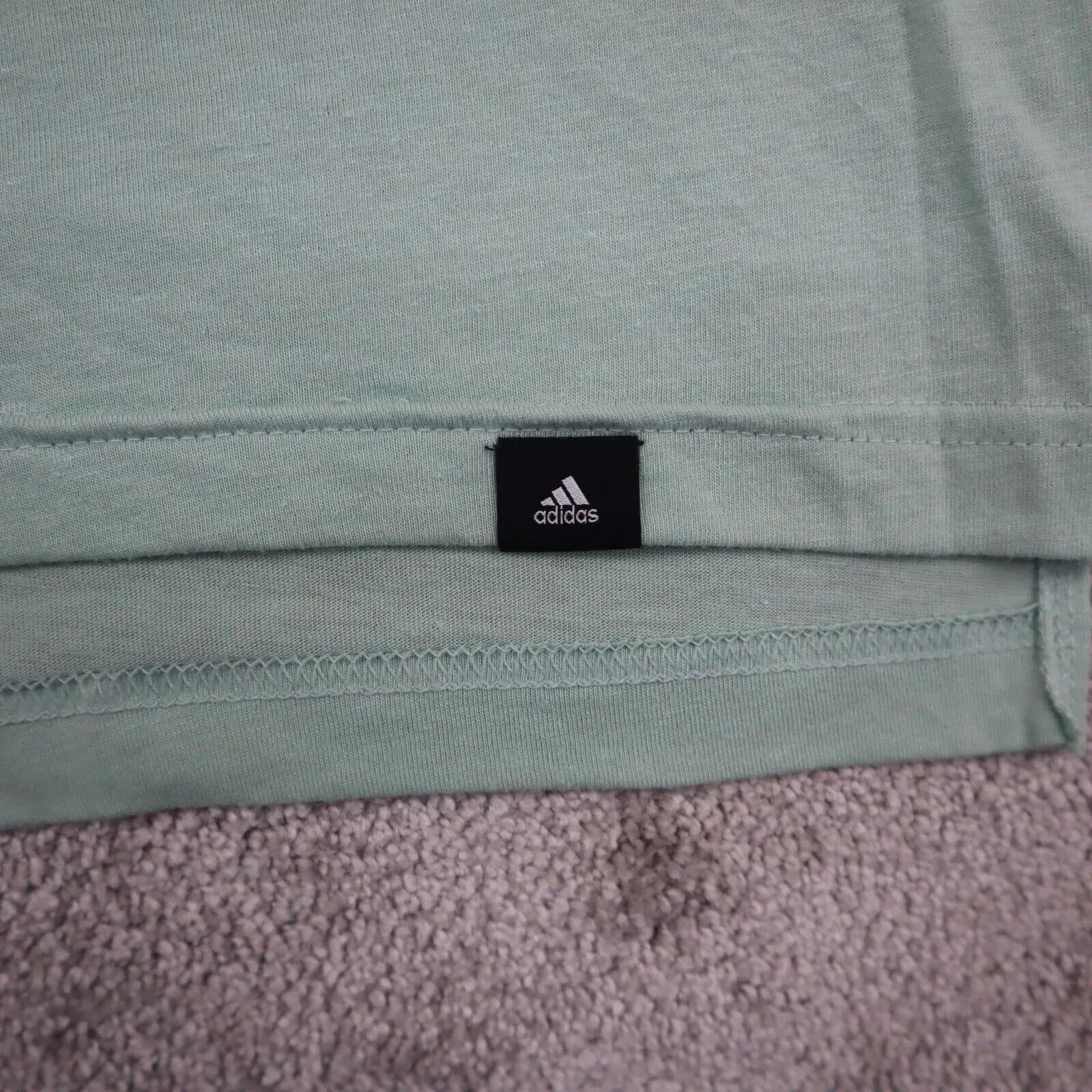 Adidas Climalite Womens Crew Neck T Shirt Short Sleeve Light Green Size XS