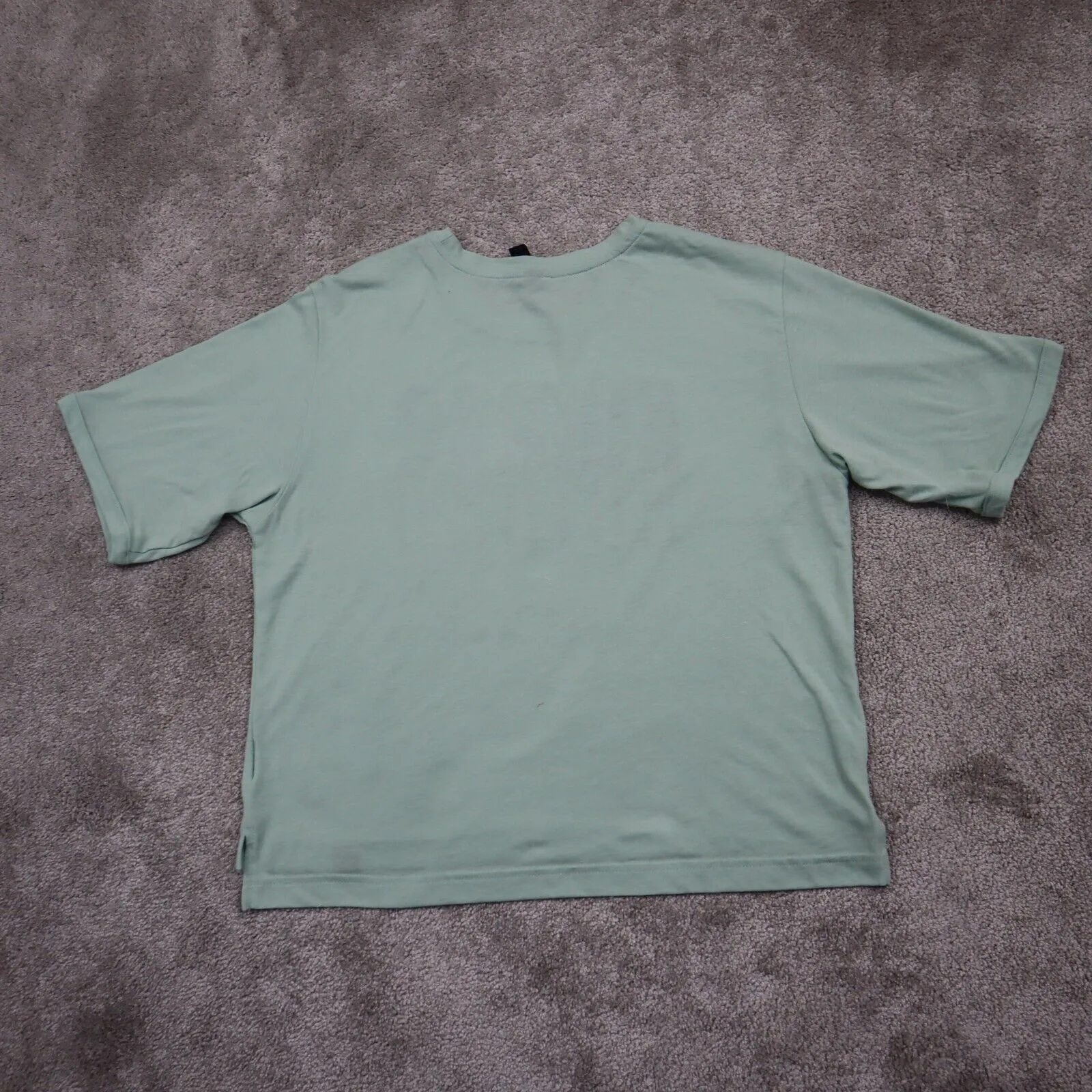 Adidas Climalite Womens Crew Neck T Shirt Short Sleeve Light Green Size XS
