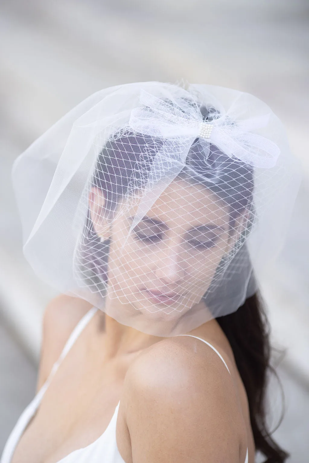 Adrianna Bow Veil