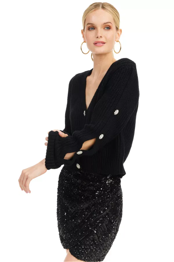 Allison NY Jeweled Cardigan