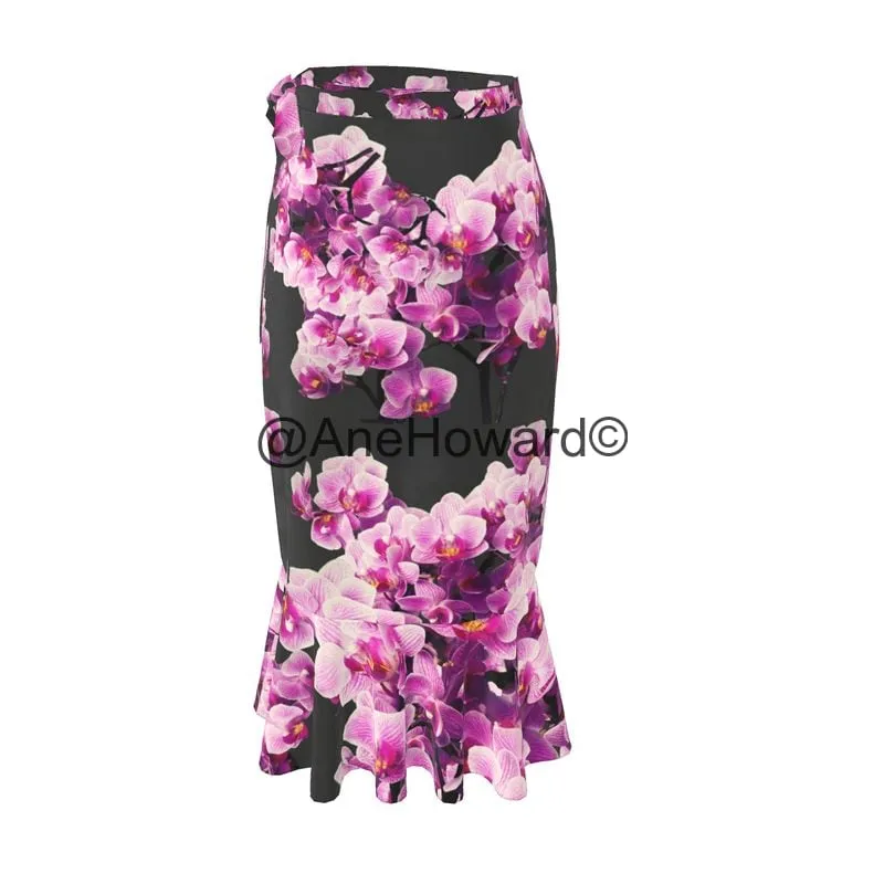 Aloha Flounce Maxi Skirt