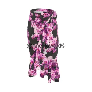 Aloha Flounce Maxi Skirt
