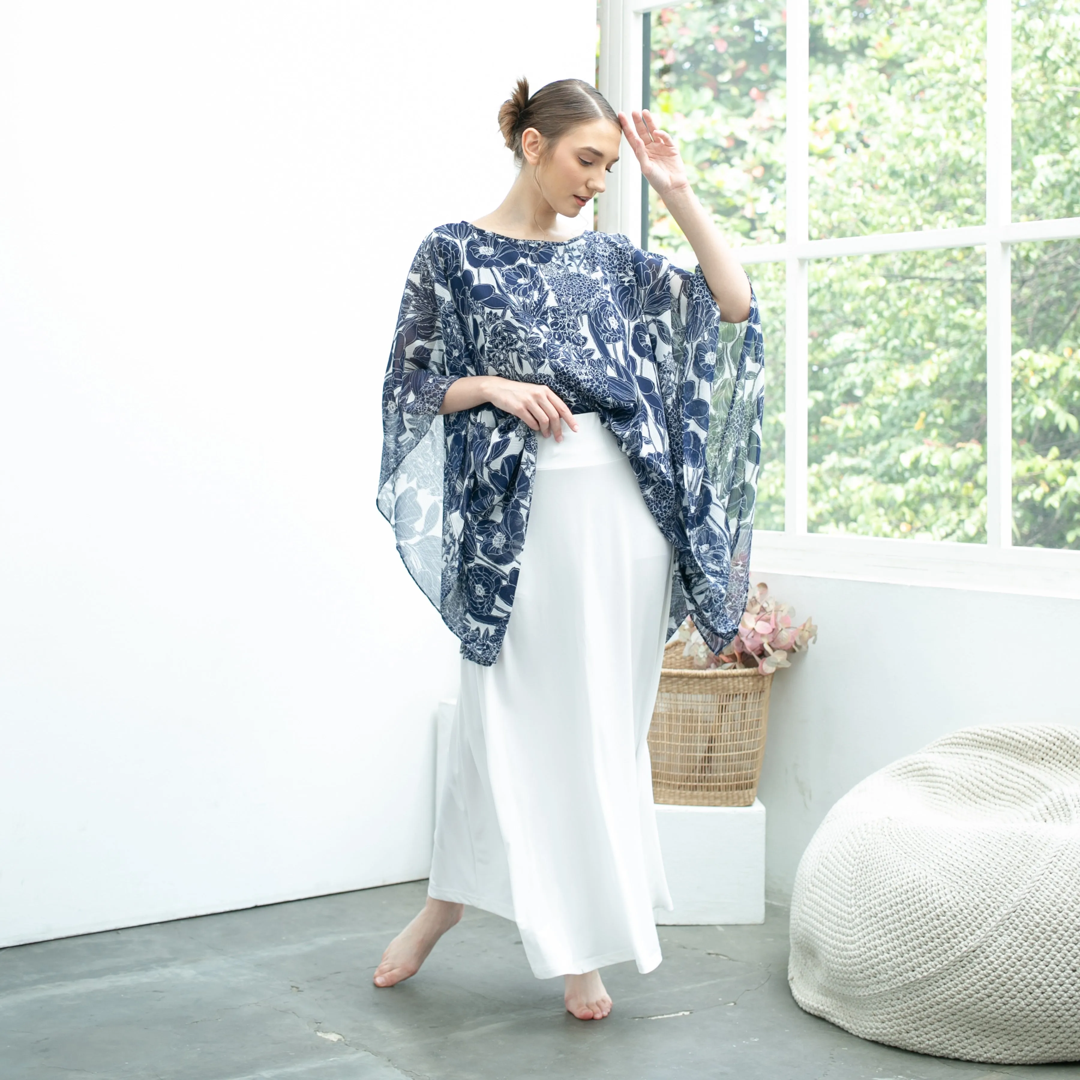 Anza A-Line Skirt - White