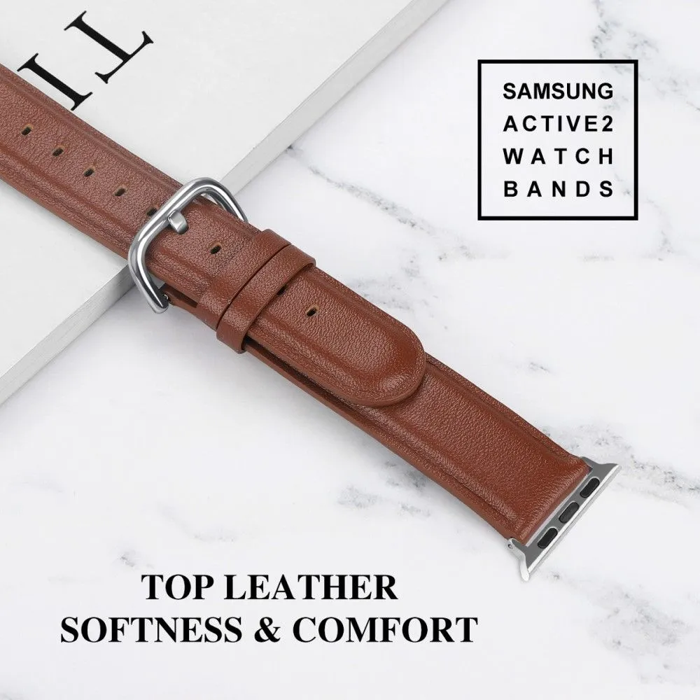 Apple Watch (41mm) cowhide genuine leather watch strap - Brown