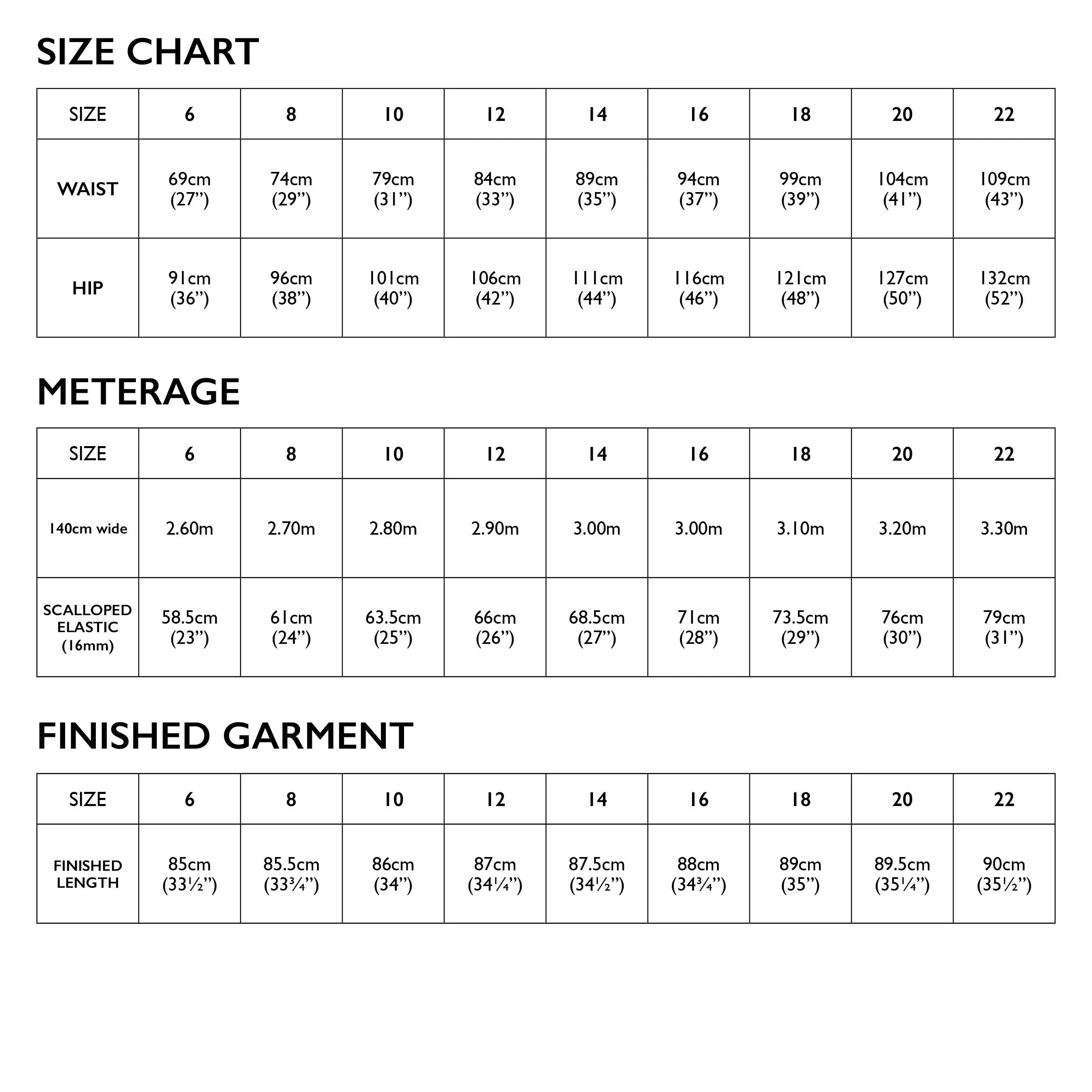 Avery Skirt Pattern
