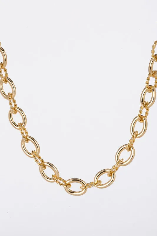 Bailey Bold chain necklace - gold