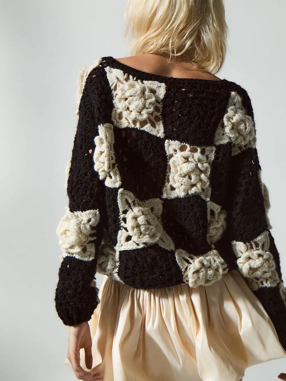 Belinda Cardigan | Black & White