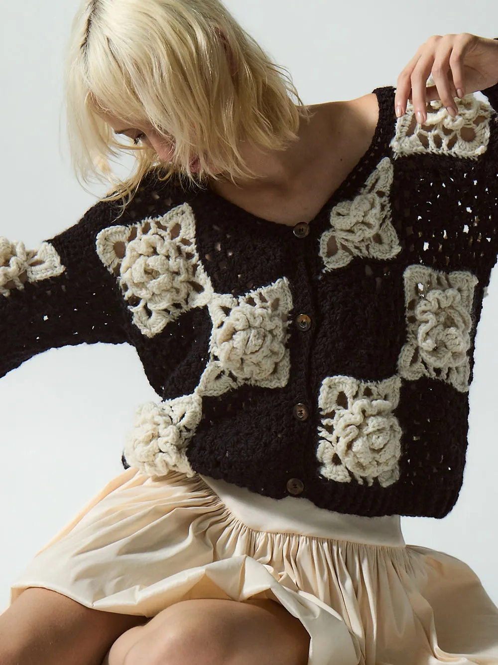 Belinda Cardigan | Black & White