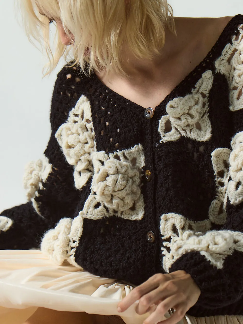 Belinda Cardigan | Black & White