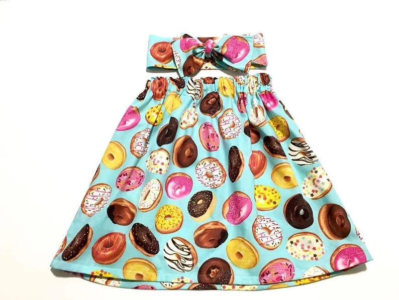Black Ice Cream Skirt