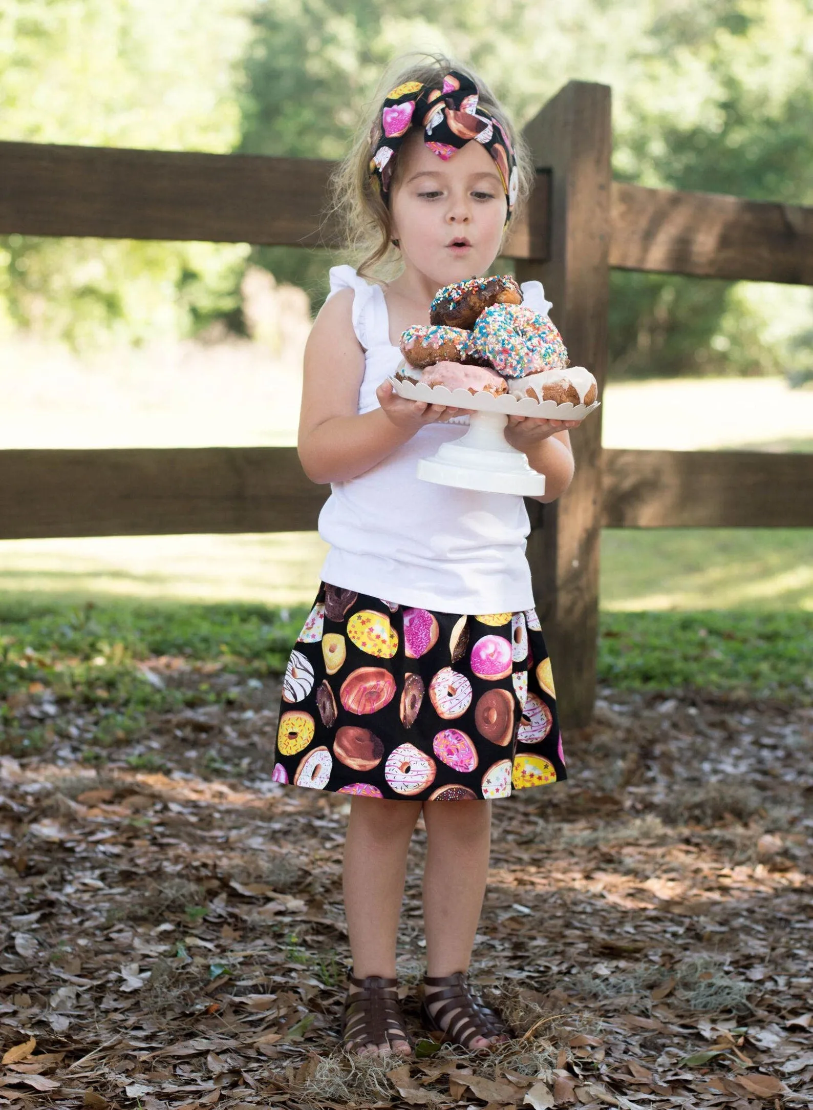 Black Ice Cream Skirt