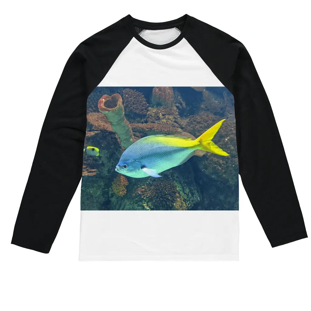 BlueYellowFish Sublimation Baseball Long Sleeve T-Shirt