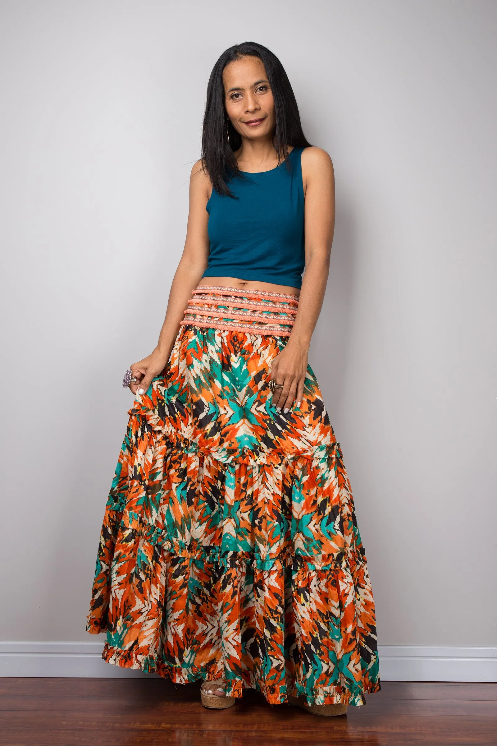 Boho Maxi Skirt