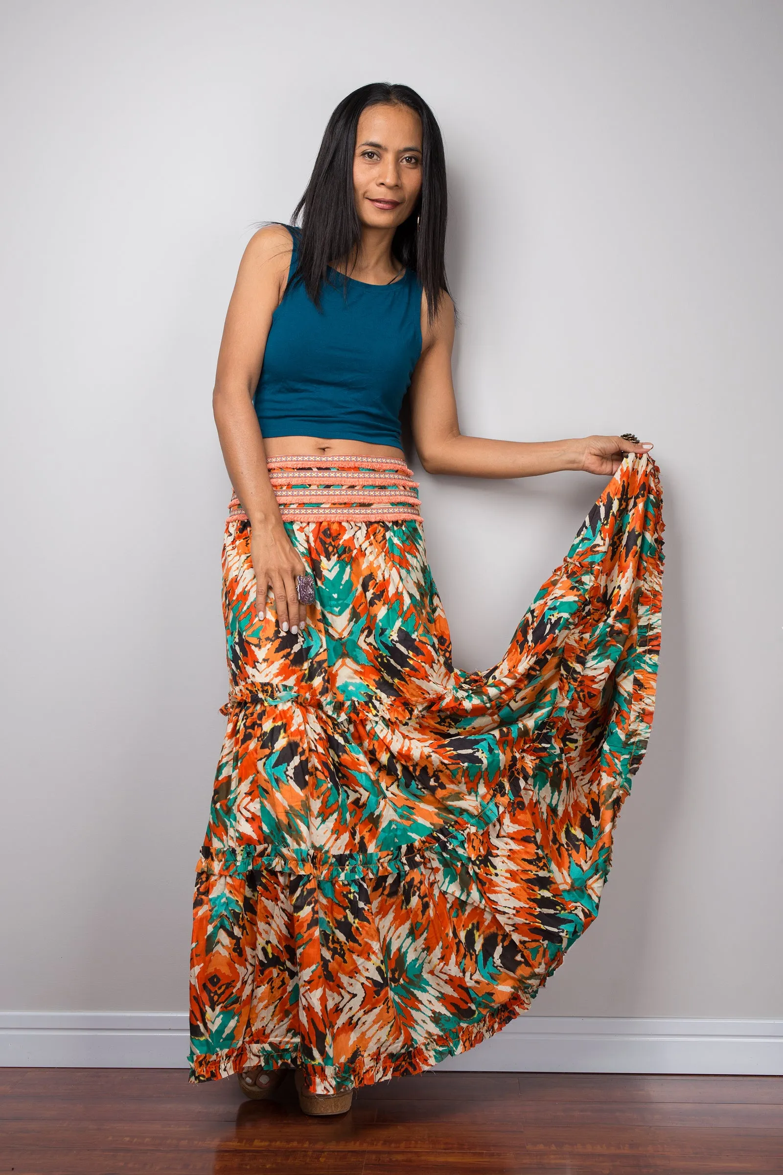 Boho Maxi Skirt