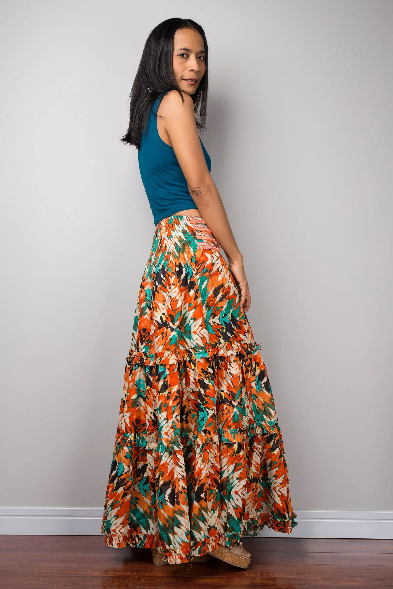Boho Maxi Skirt