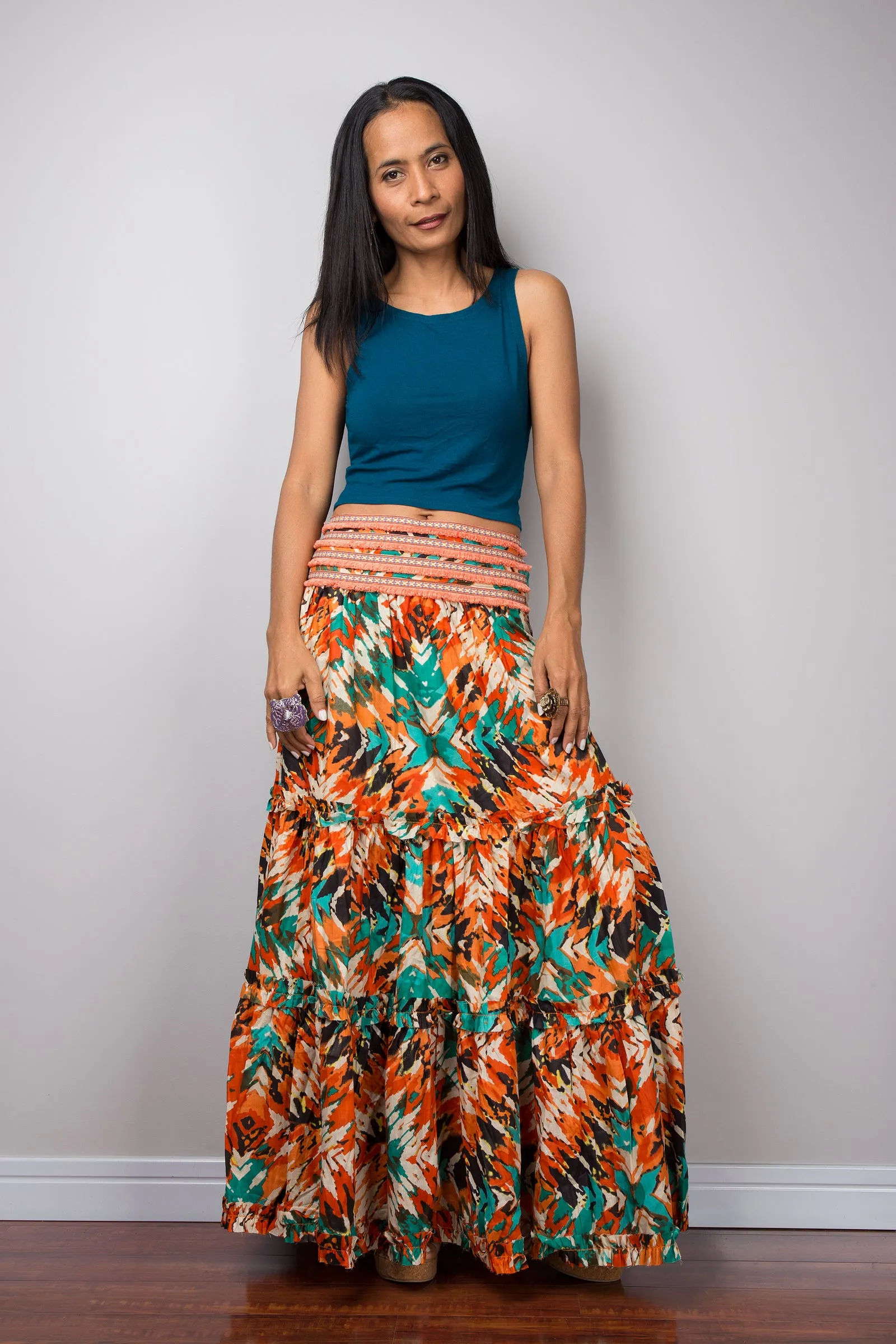 Boho Maxi Skirt