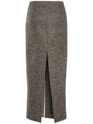 Bottega Veneta   Wool twill long skirt 
