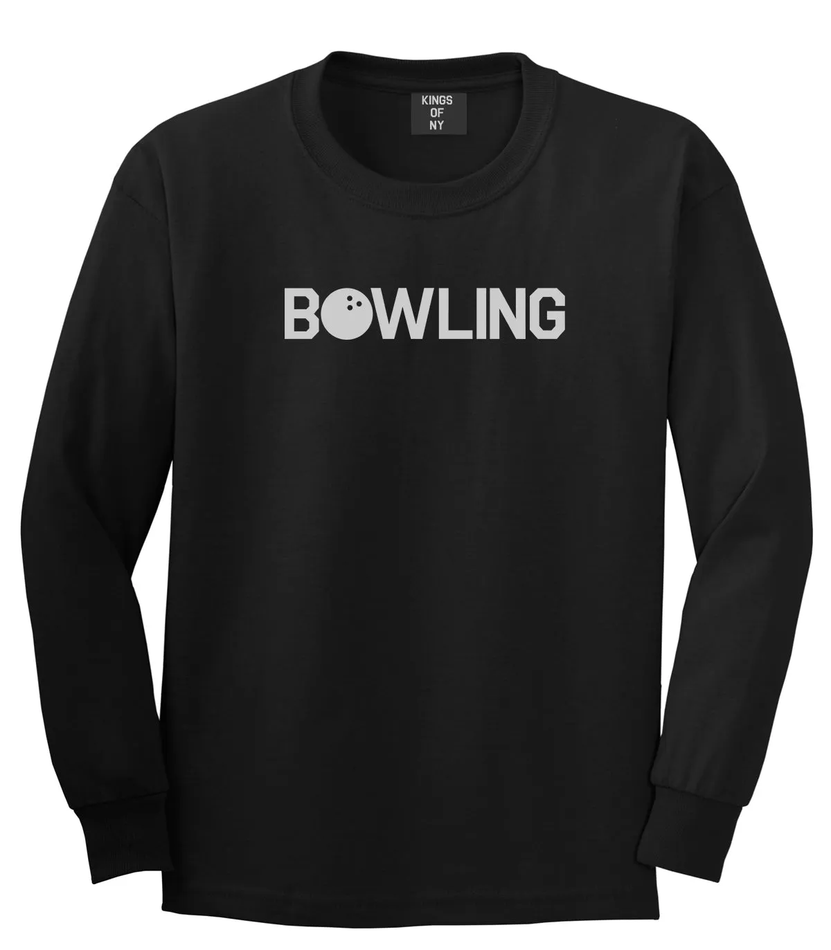 Bowling Mens Long Sleeve T-Shirt