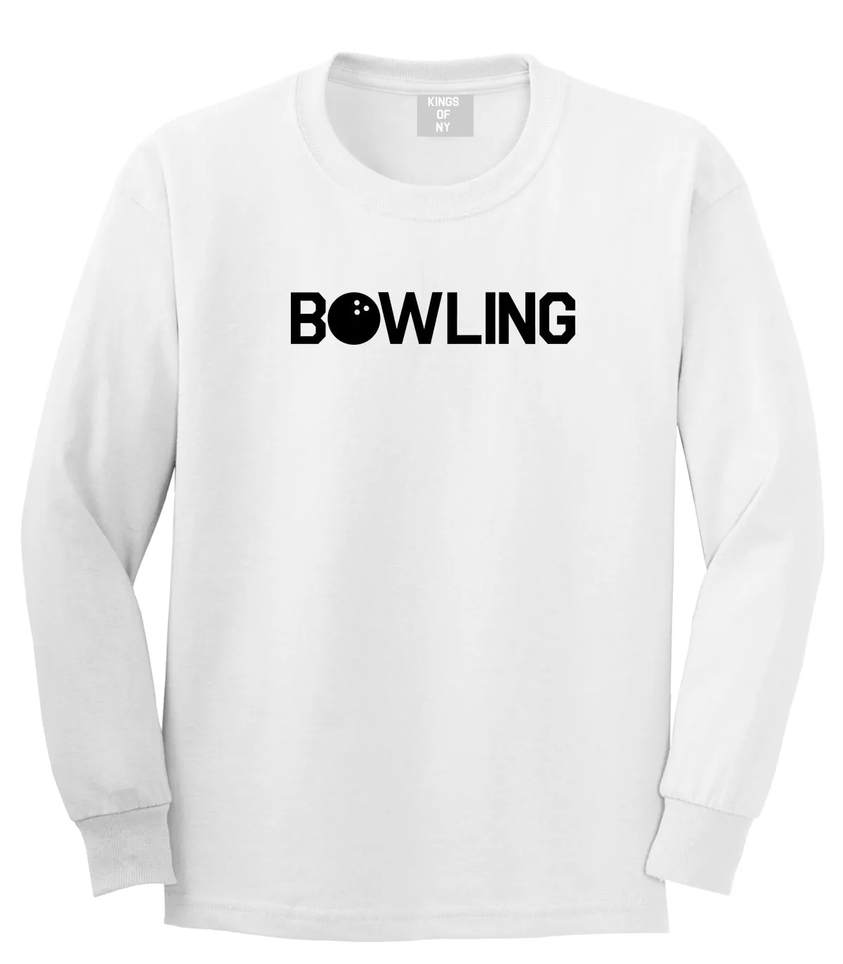 Bowling Mens Long Sleeve T-Shirt