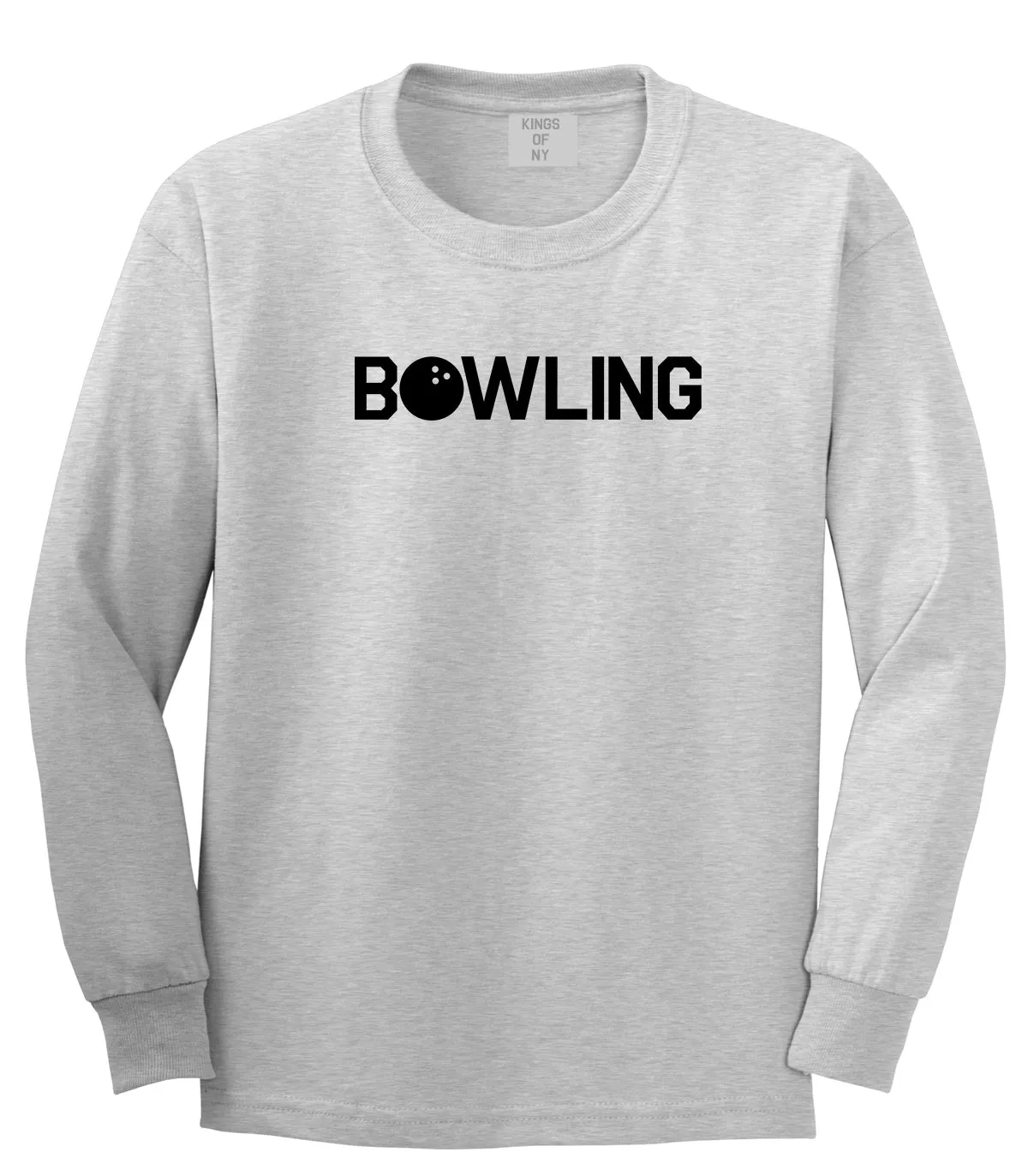 Bowling Mens Long Sleeve T-Shirt