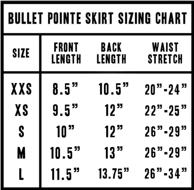 Bullet Pointe | Ballet Skirt | Gold