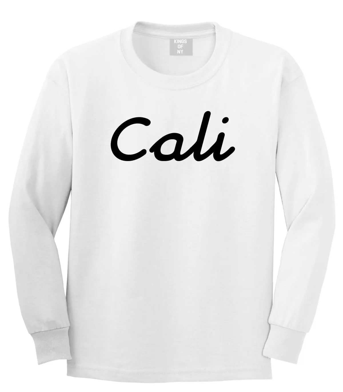 Cali California Script Long Sleeve T-Shirt