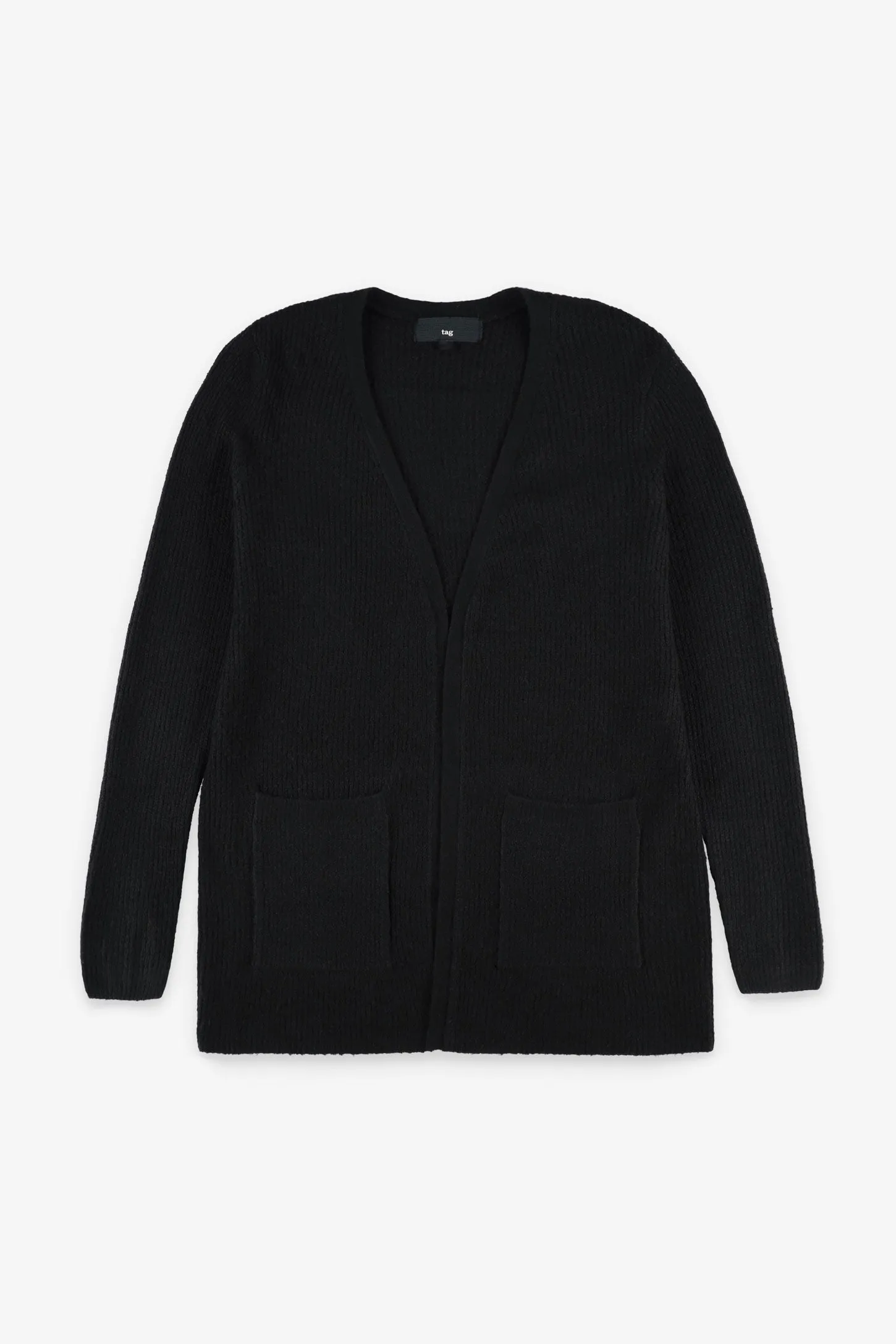 Cardigan en tricot côtelé - Femme