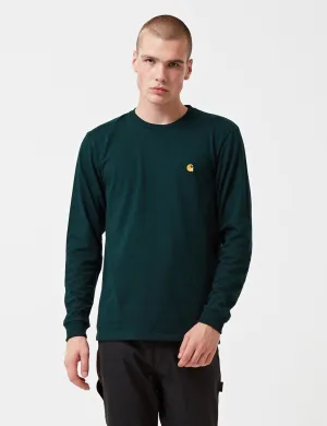 Carhartt Chase Long Sleeve T-Shirt - Parsley Green