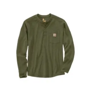 Carhartt&#x20;104429&#x20;Thermal&#x20;Henley&#x20;Pocket&#x20;T-Shirt&#x20;Long&#x20;Sleeve