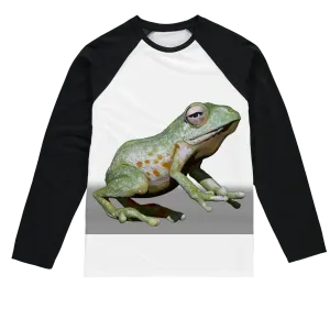 CG Frog Character Sublimation Baseball Long Sleeve T-Shirt
