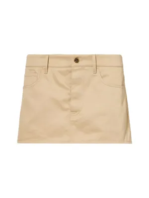 Chino Mini Skirt