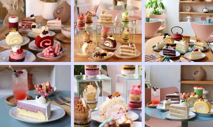 Choice of Cake and Coffee Combo at Cafe Chiffon