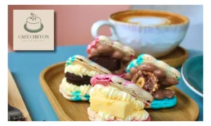 Choice of Cake and Coffee Combo at Cafe Chiffon