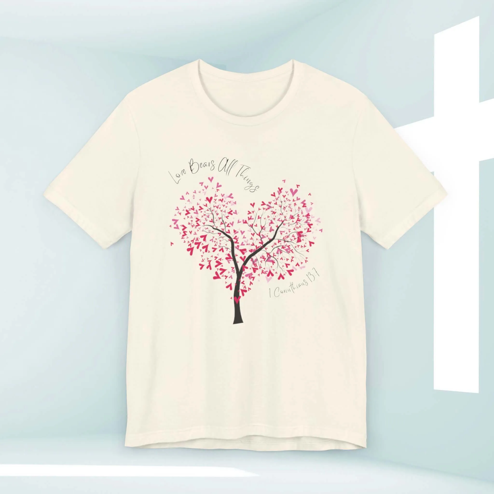 Christian Love t-Shirt Wedding Shirt Valentines Love Bears All Things Tee