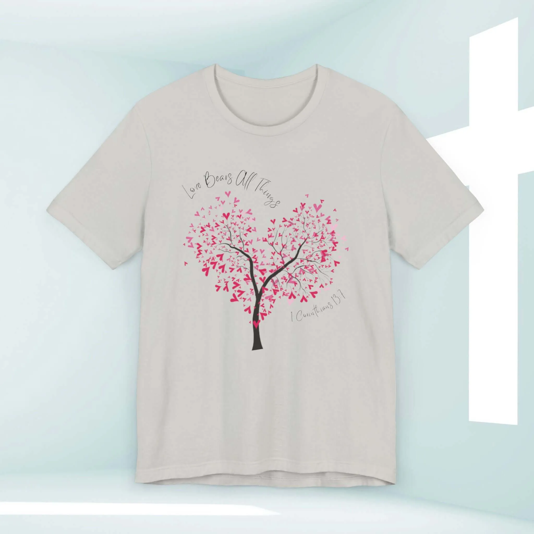 Christian Love t-Shirt Wedding Shirt Valentines Love Bears All Things Tee