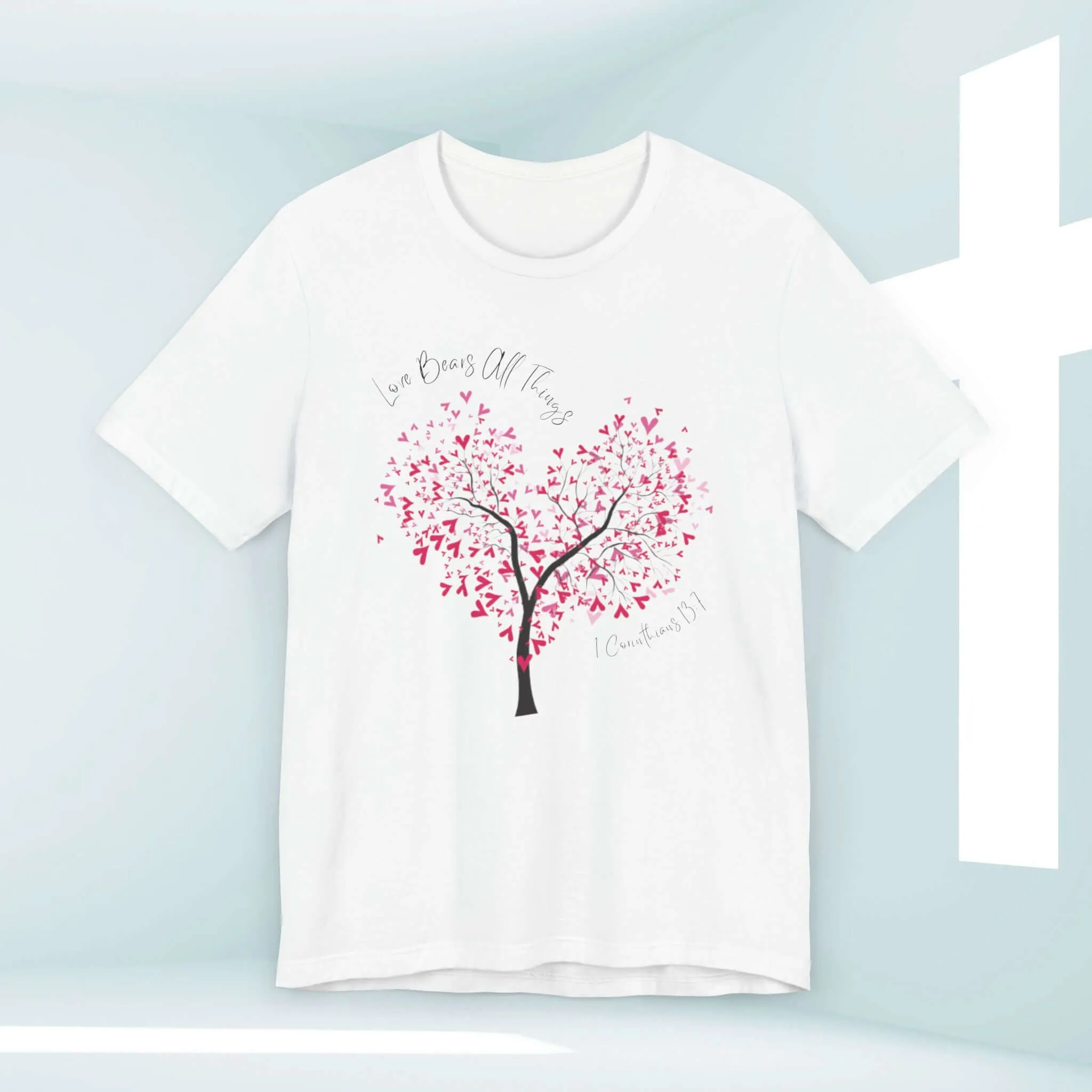 Christian Love t-Shirt Wedding Shirt Valentines Love Bears All Things Tee