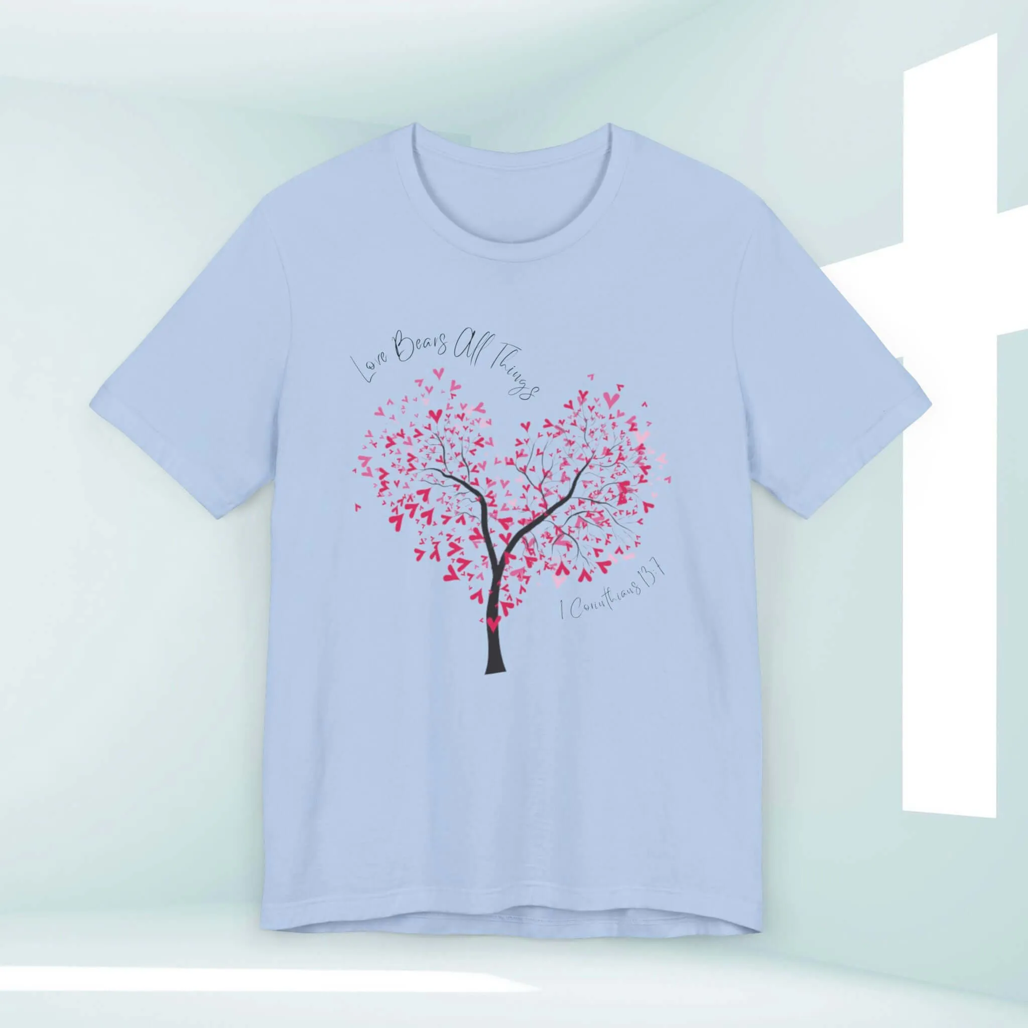 Christian Love t-Shirt Wedding Shirt Valentines Love Bears All Things Tee