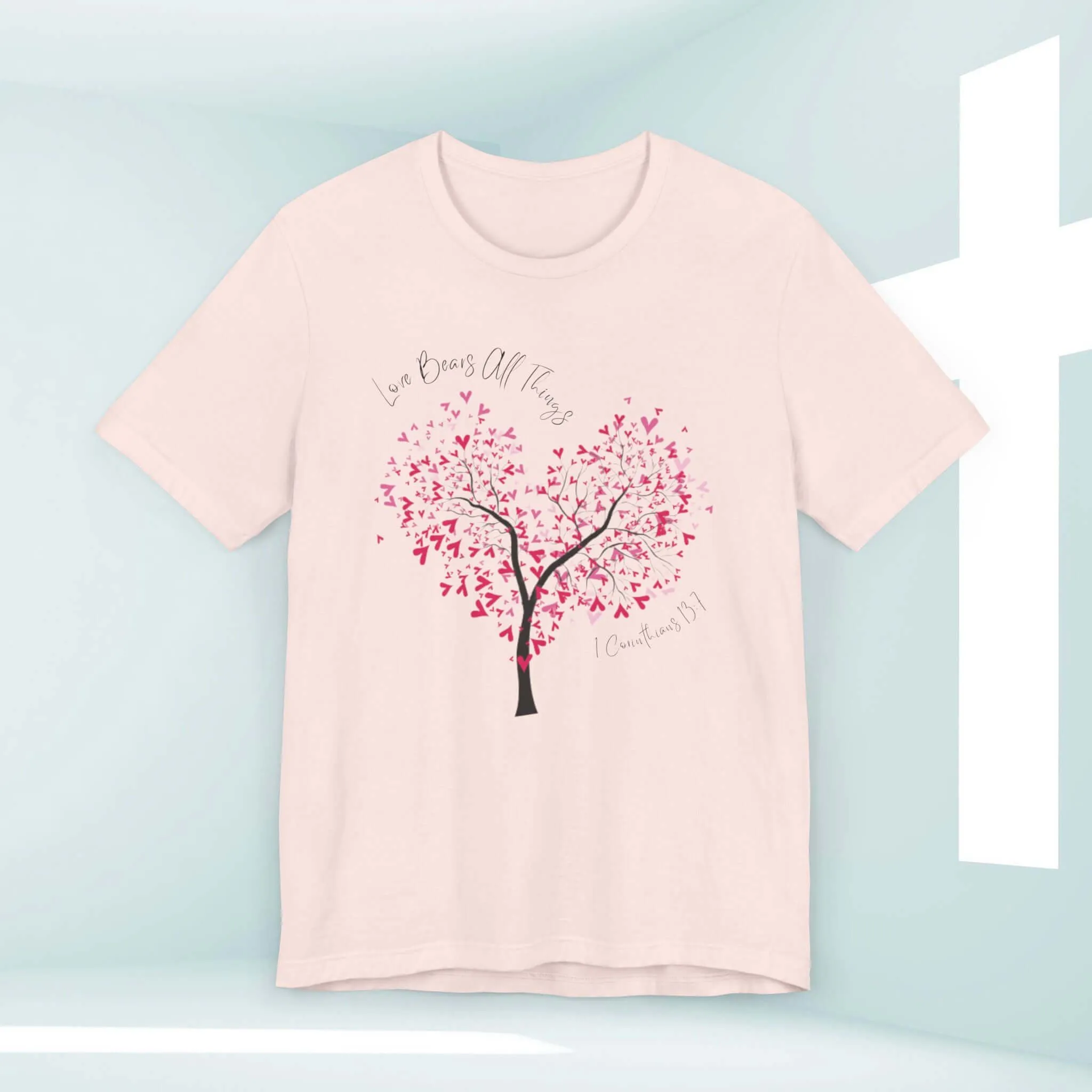 Christian Love t-Shirt Wedding Shirt Valentines Love Bears All Things Tee