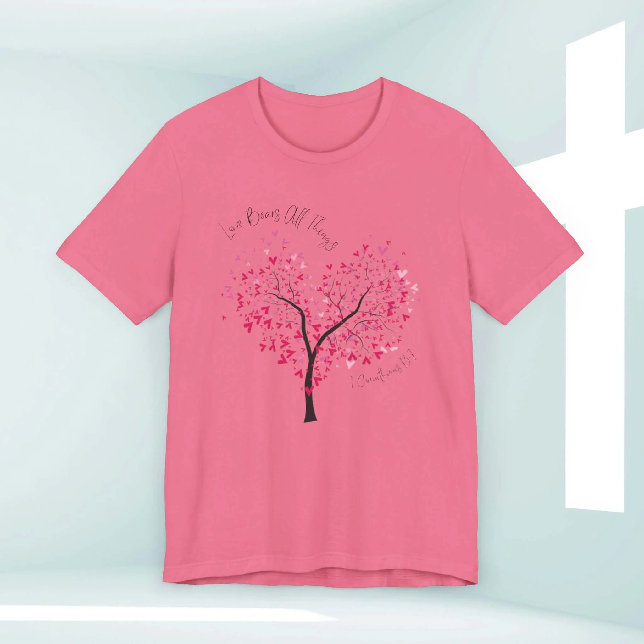 Christian Love t-Shirt Wedding Shirt Valentines Love Bears All Things Tee