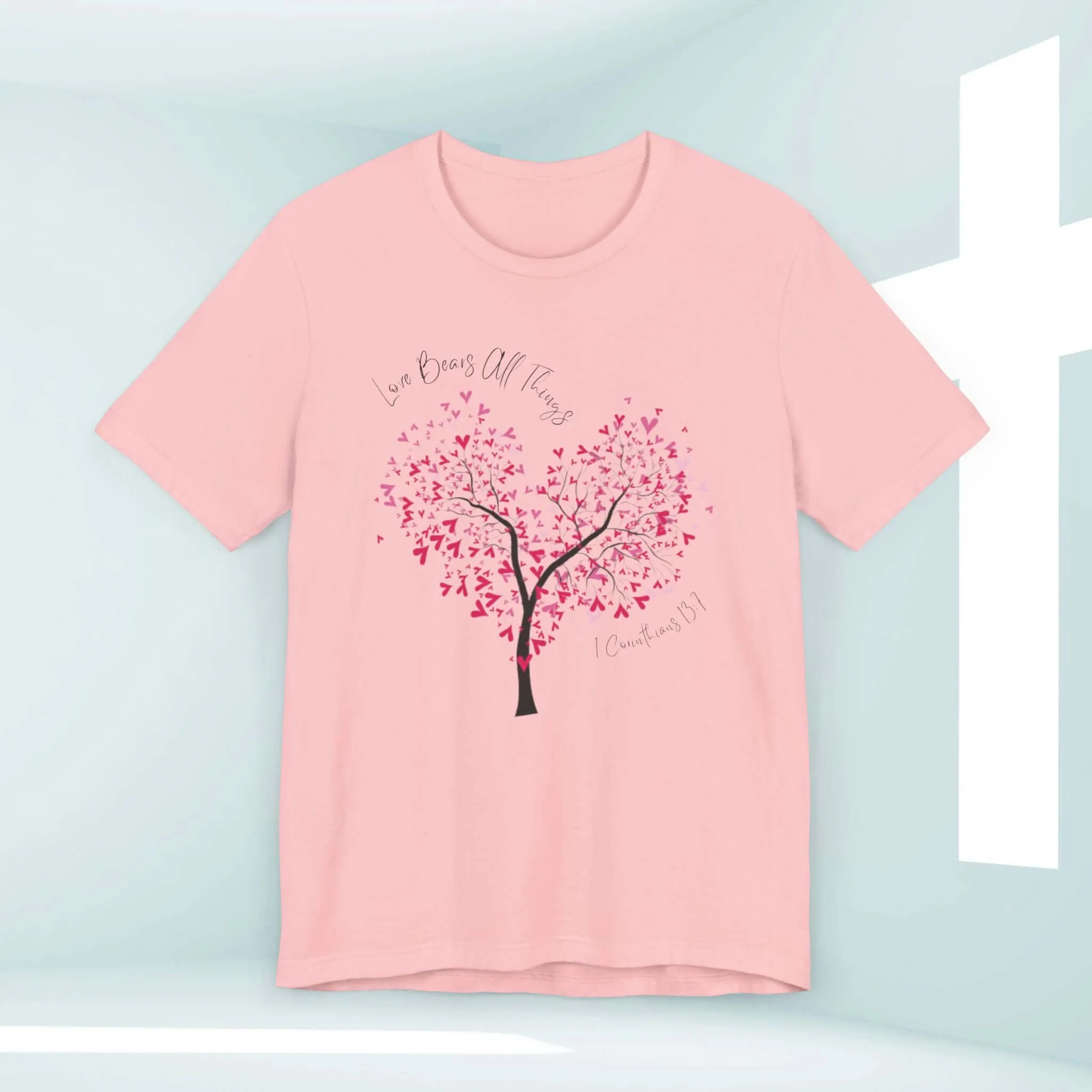 Christian Love t-Shirt Wedding Shirt Valentines Love Bears All Things Tee