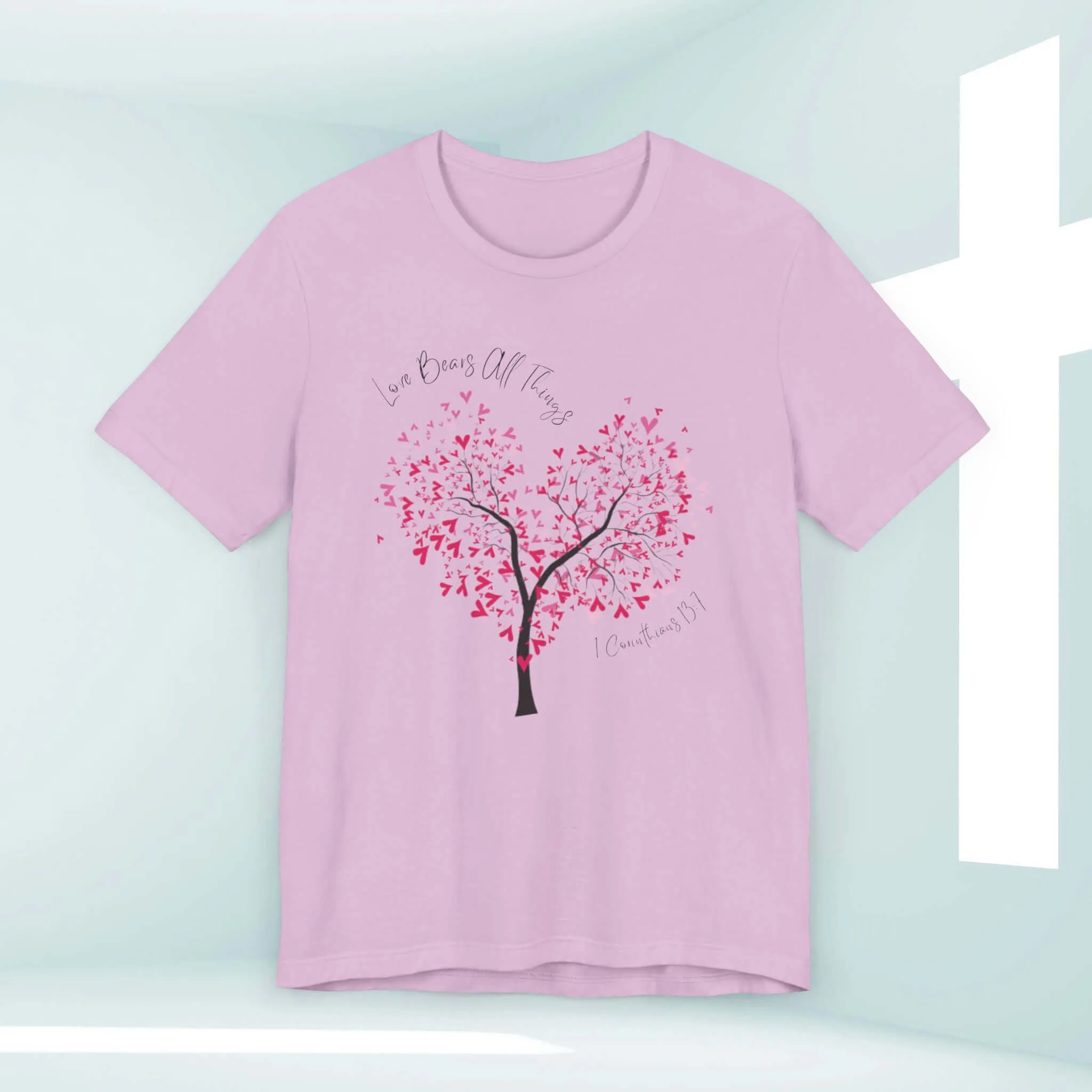 Christian Love t-Shirt Wedding Shirt Valentines Love Bears All Things Tee