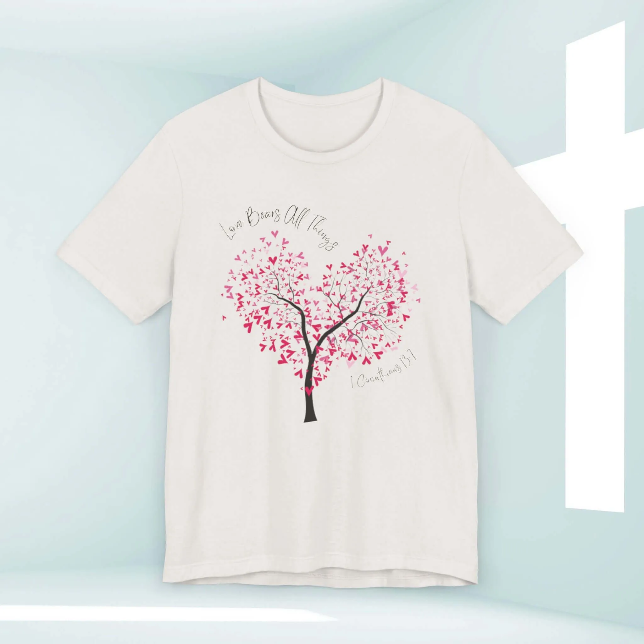 Christian Love t-Shirt Wedding Shirt Valentines Love Bears All Things Tee