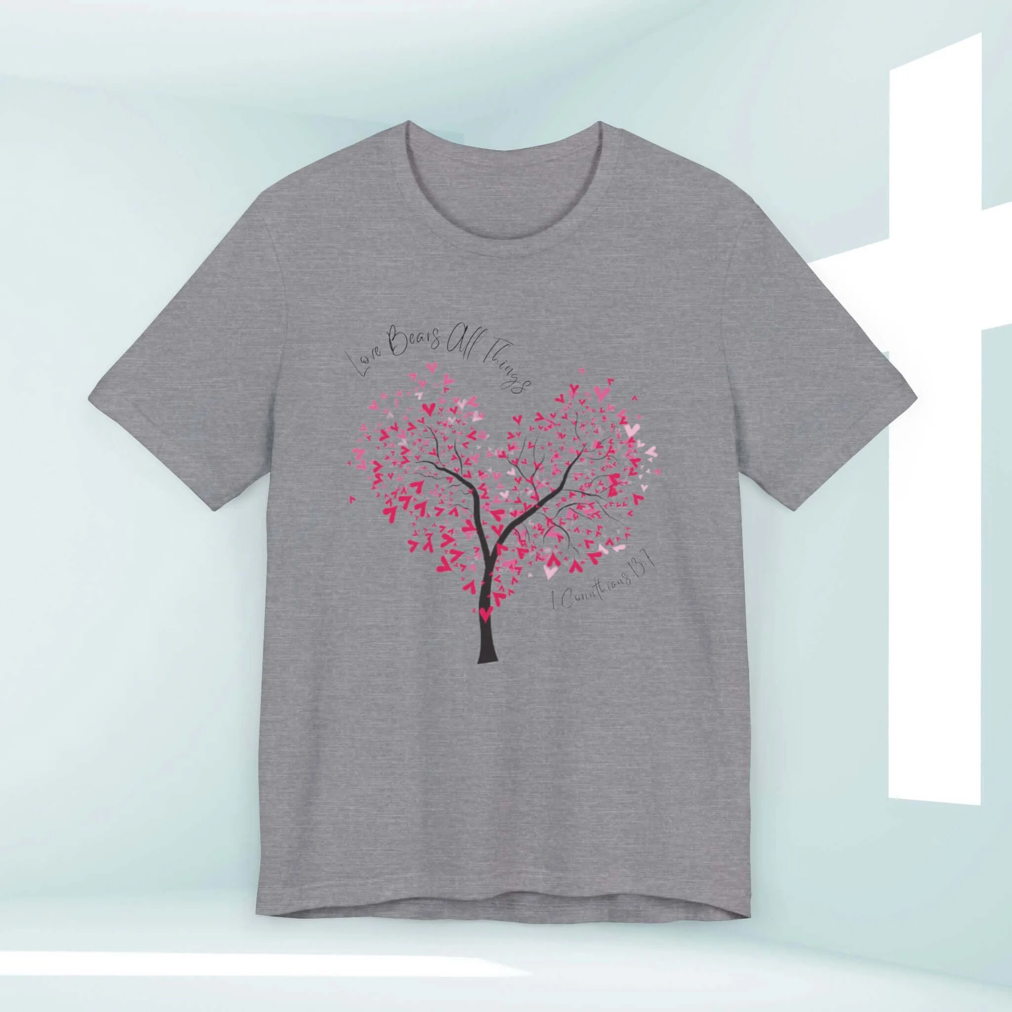 Christian Love t-Shirt Wedding Shirt Valentines Love Bears All Things Tee