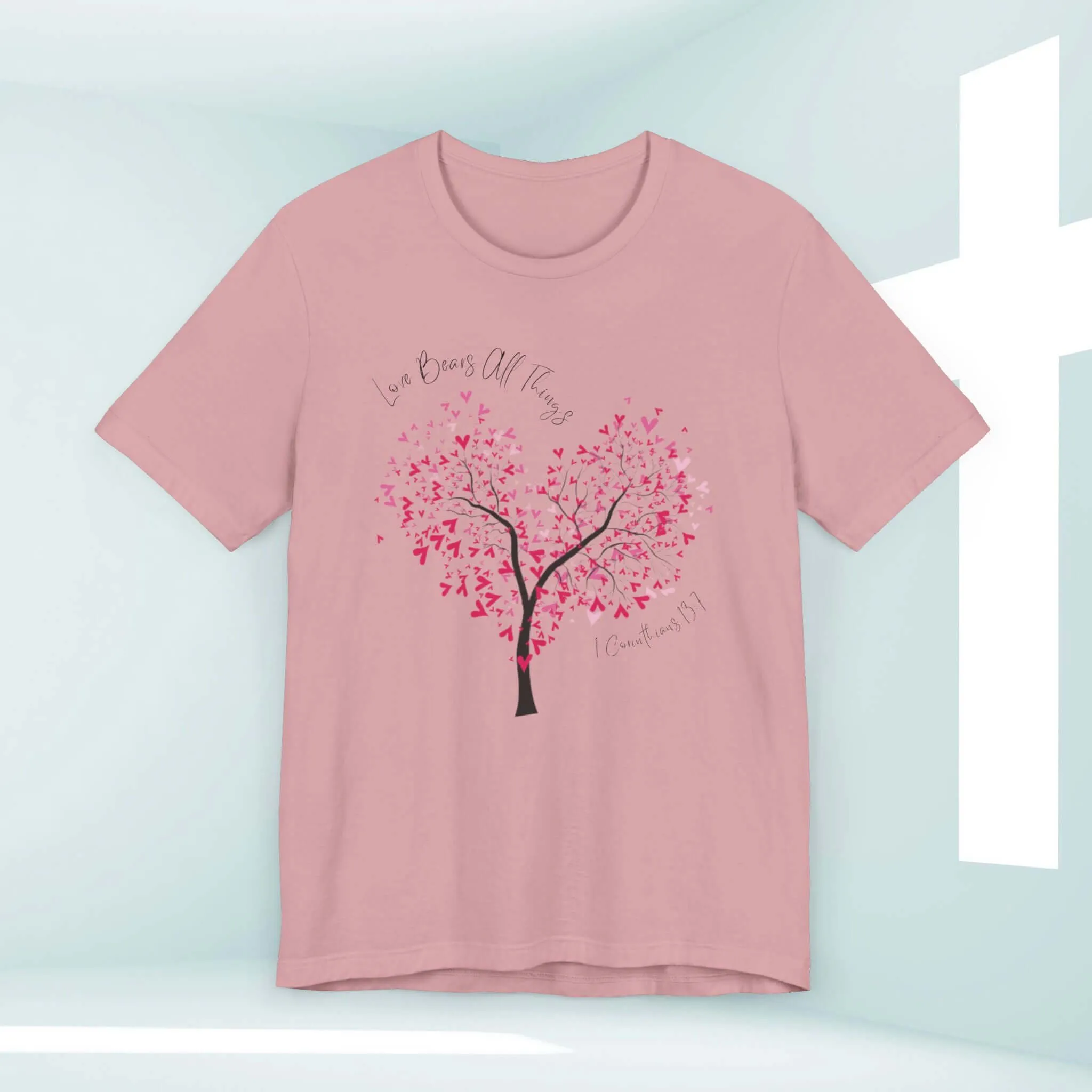 Christian Love t-Shirt Wedding Shirt Valentines Love Bears All Things Tee