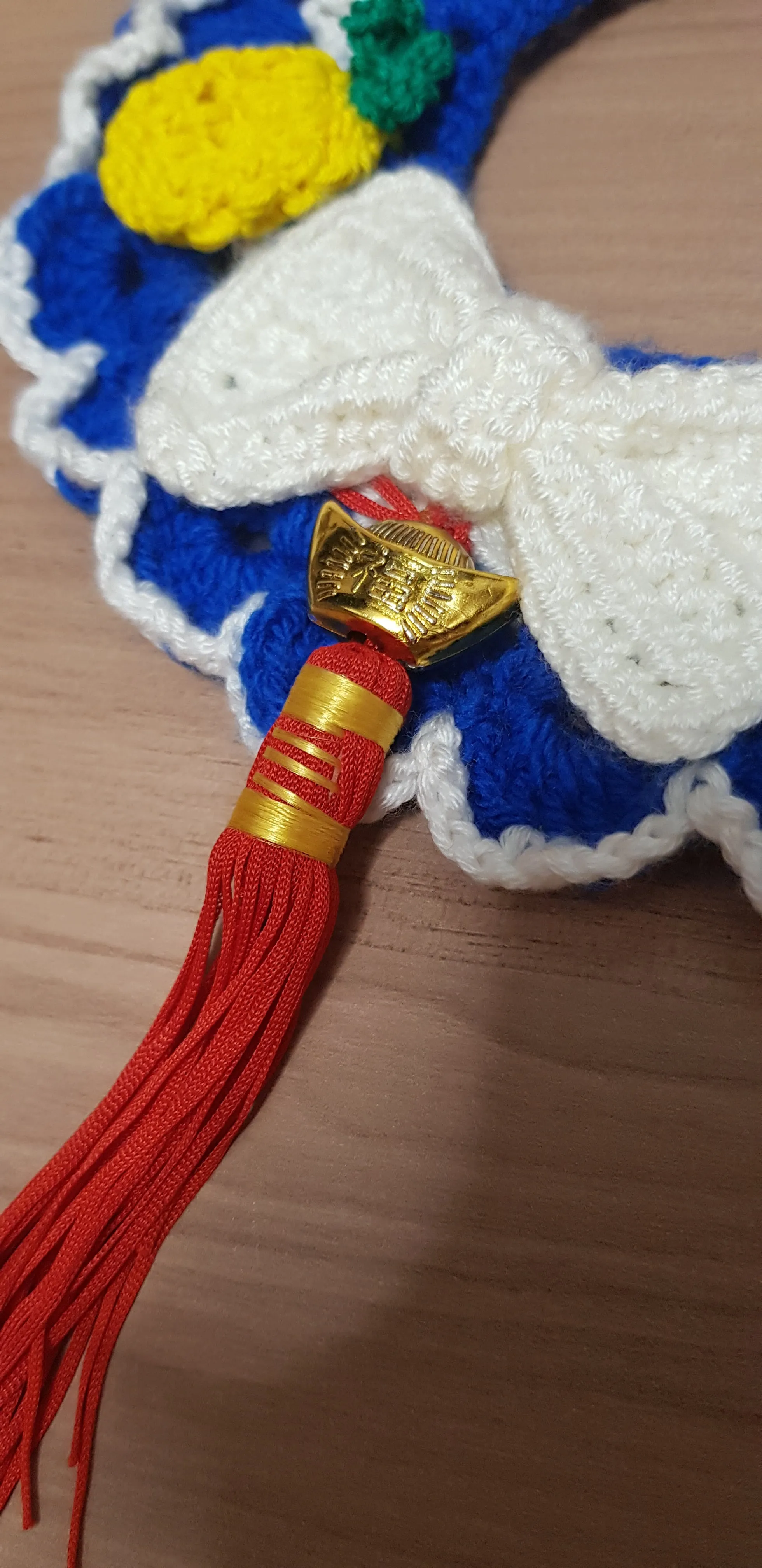 CNY cape: 吉祥如意  (Ready Stock 27- 33cm)